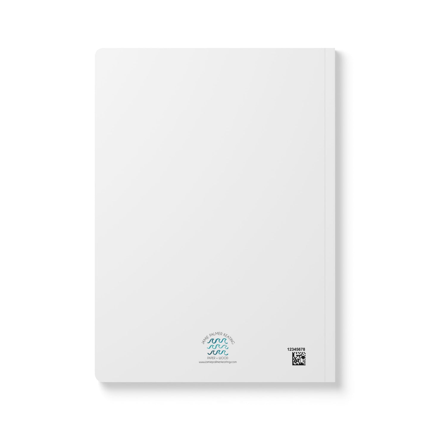 “Go after life” Rabbit Softcover Journal (blank pages)