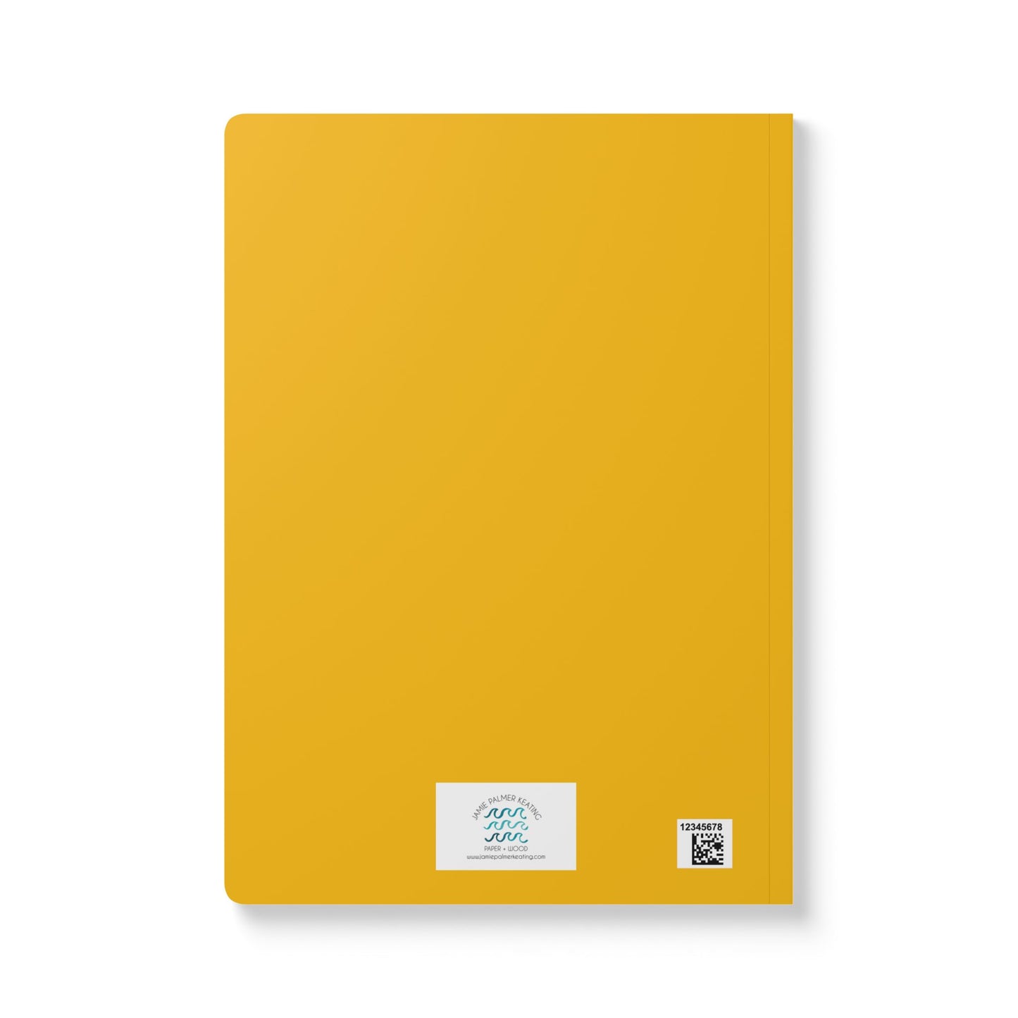 "Let’s Go West" Softcover Journal (blank pages), yellow