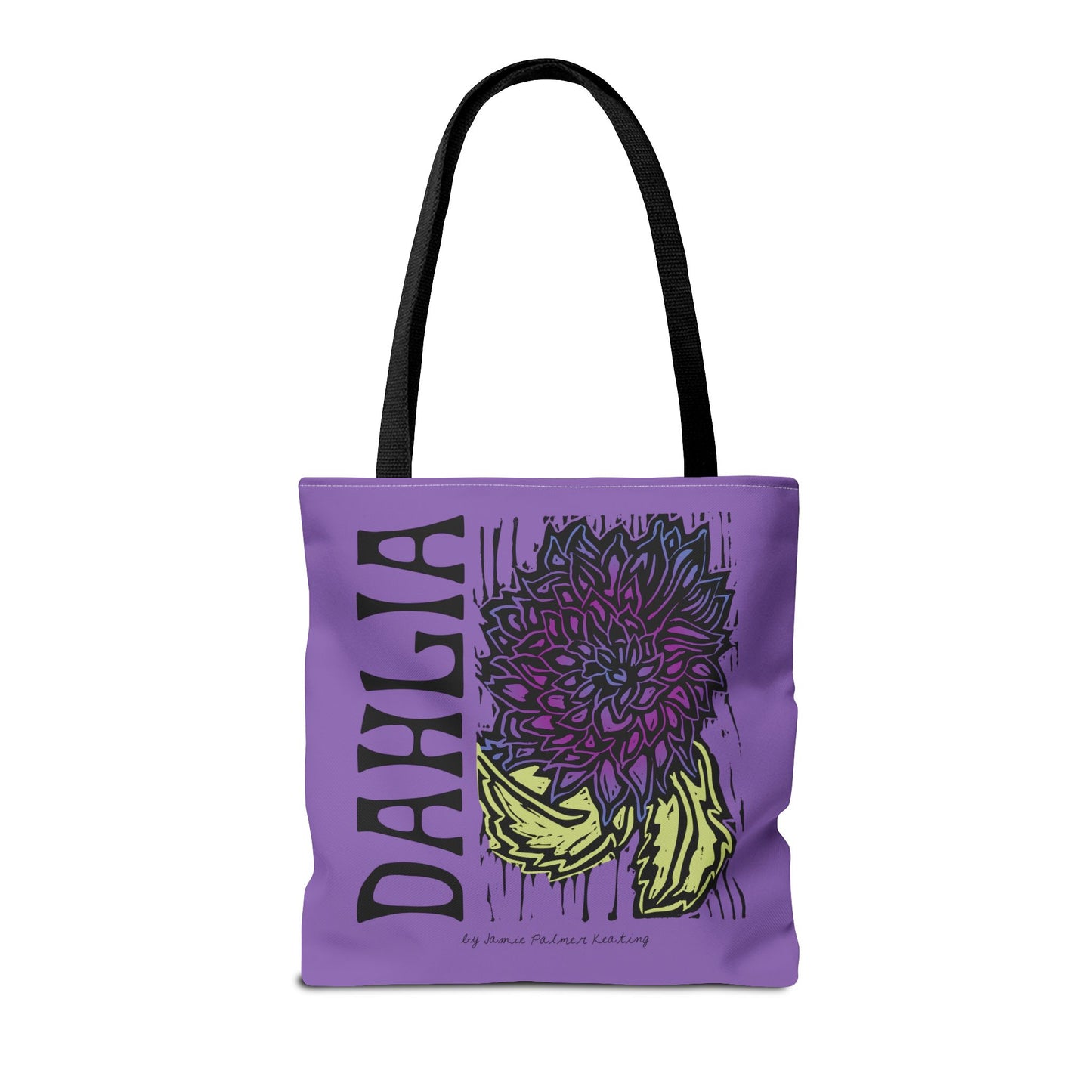 Purple Dahlia Tote Bag