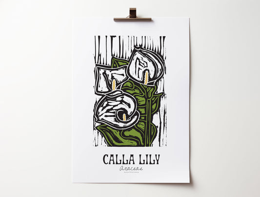 Calla Lily: Bold Floral Print