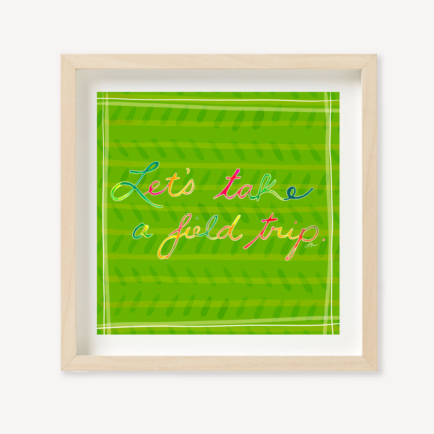 Let's Take a Field Trip Illustration
