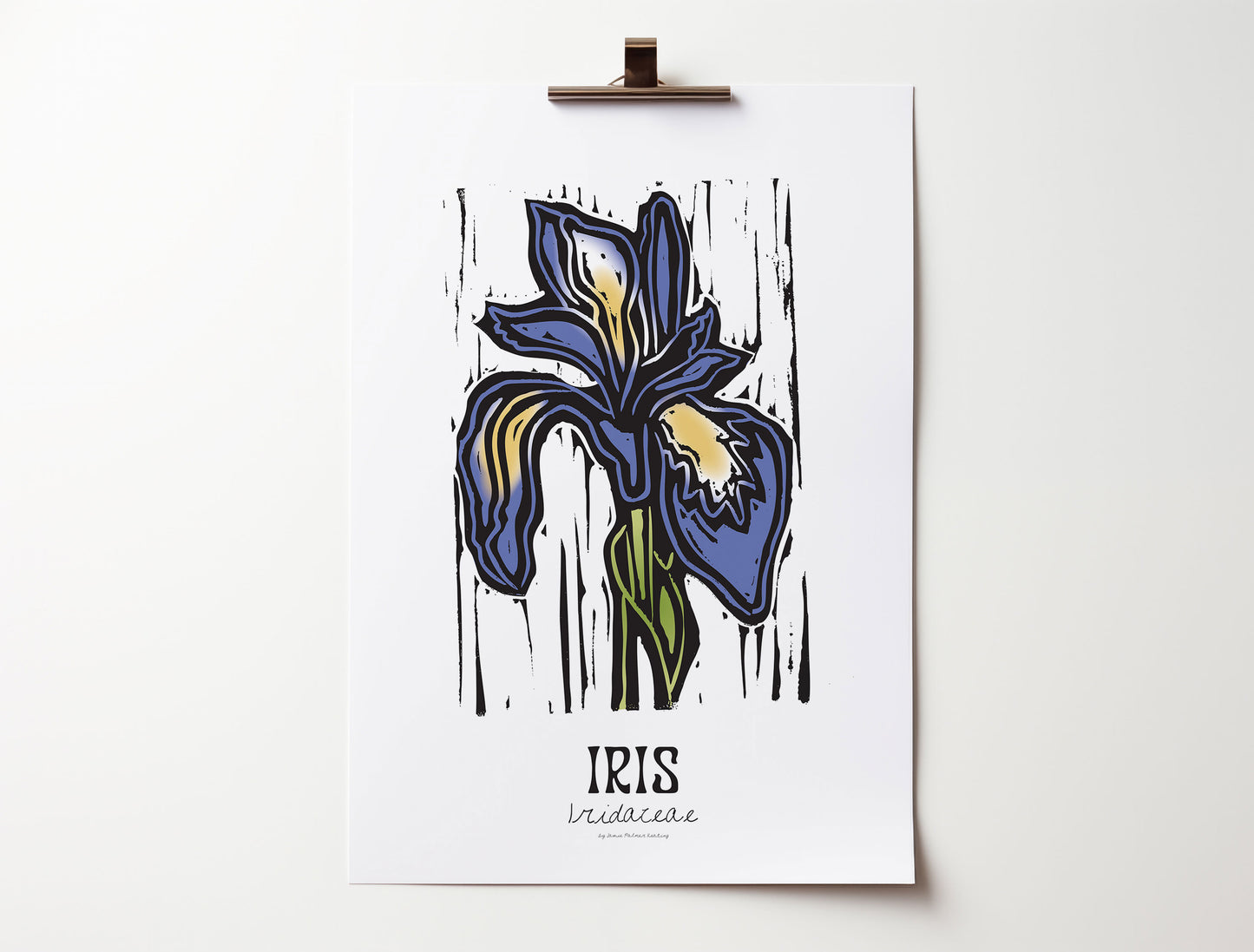 Iris: Bold Floral Print