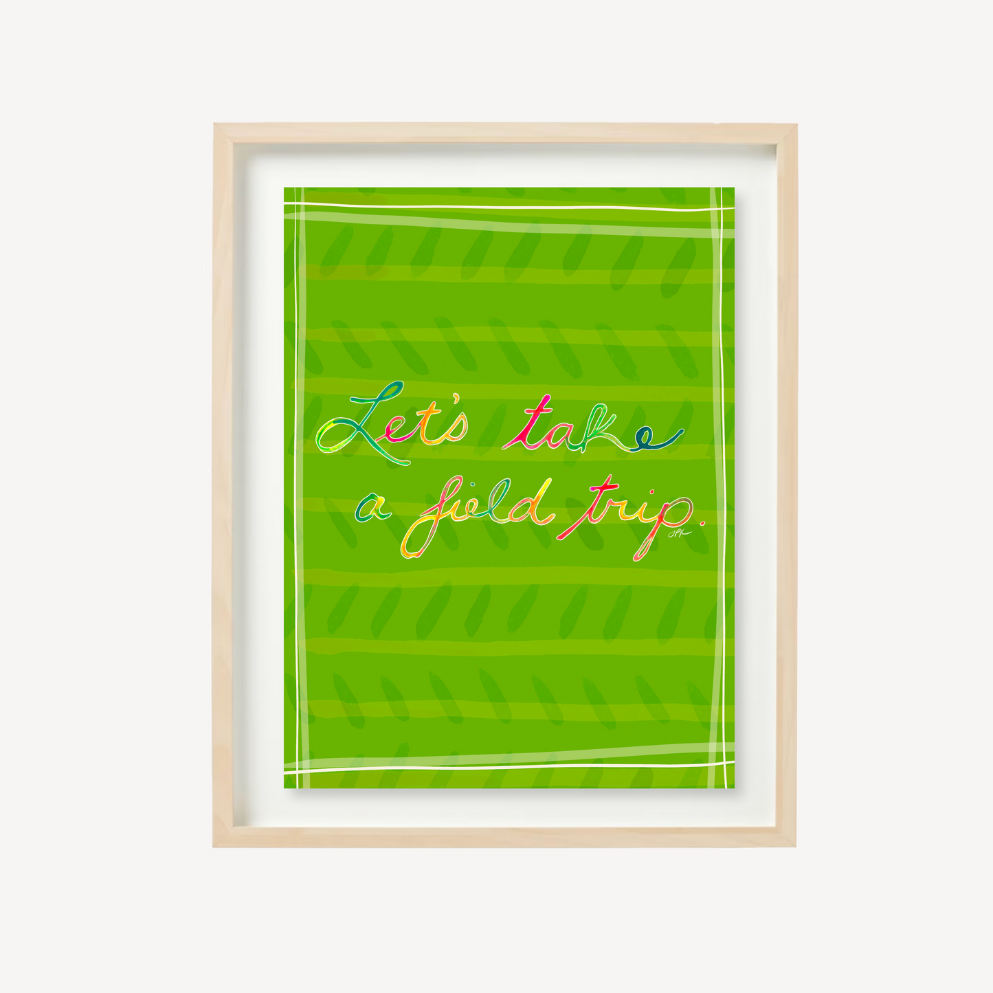 Let's Take a Field Trip Illustration