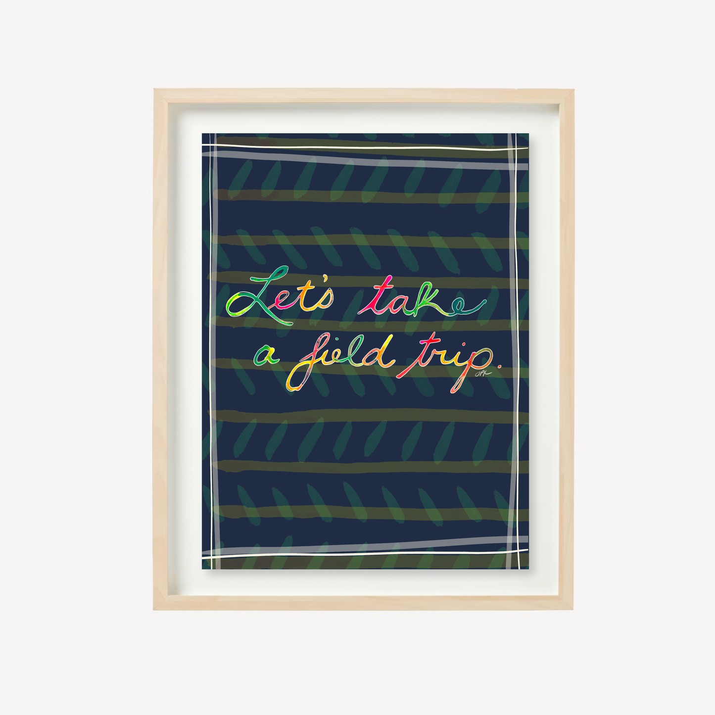 Let's Take a Field Trip Illustration