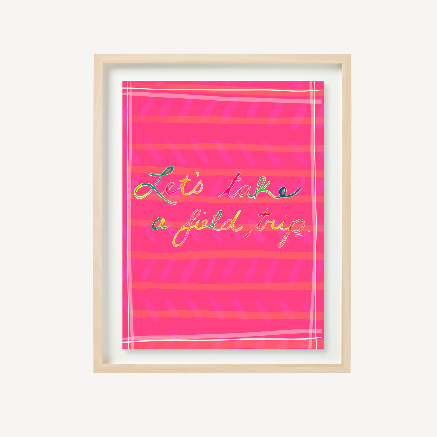 Let's Take a Field Trip Illustration