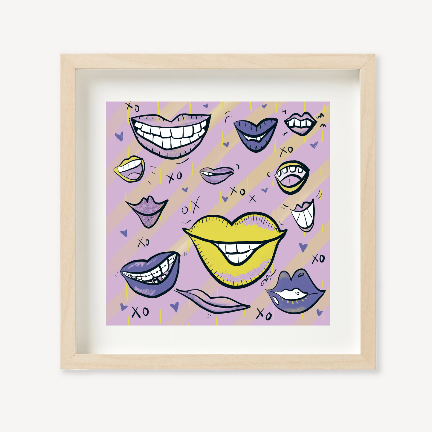 Love you Lips Illustration