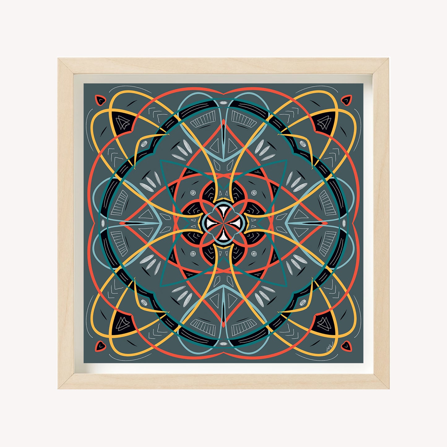 These zen mandalas are illustrated with soothing colors to create calm and balance.
