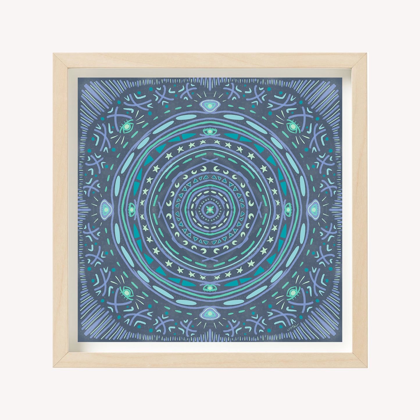 These zen mandalas are illustrated with soothing colors to create calm and balance.