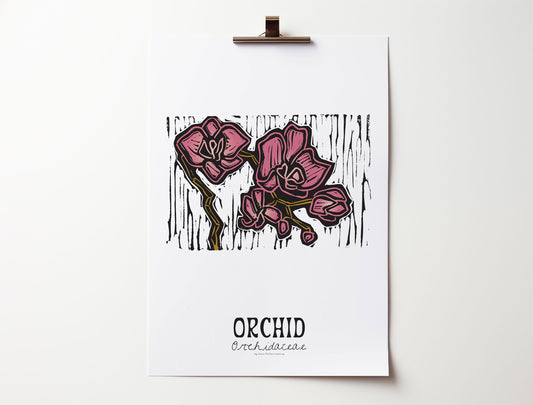 Orchid: Bold Floral Print