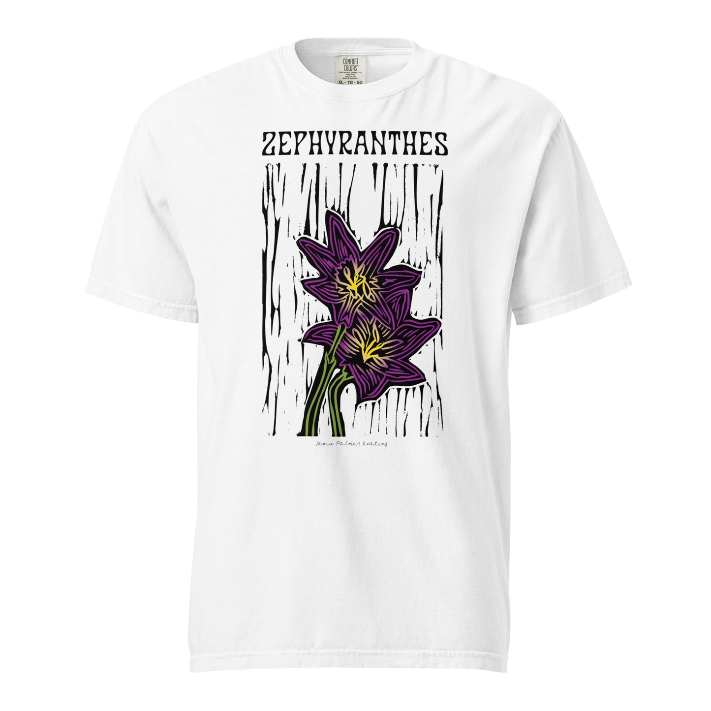 Zephyranthes Flower: Unisex heavyweight t-shirt