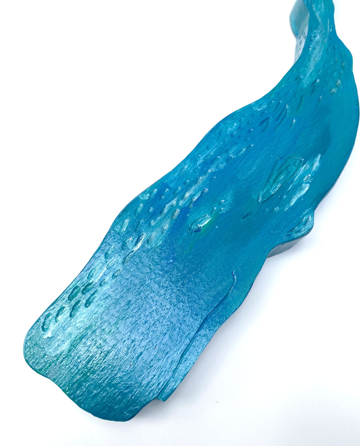Small Sperm Whale Wood Sculpture