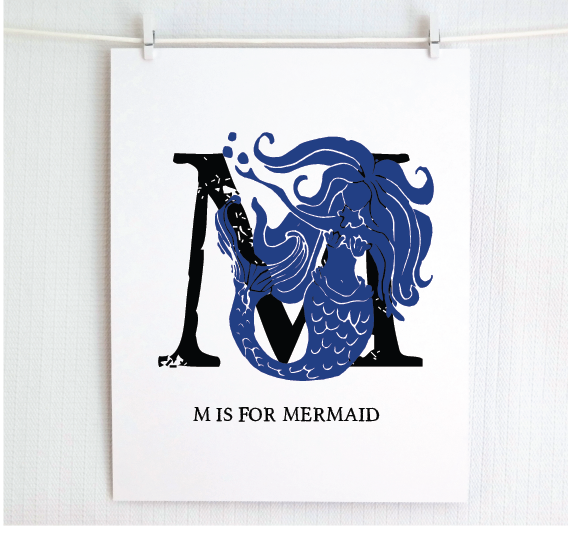 M is for Mermaid (Underwater)