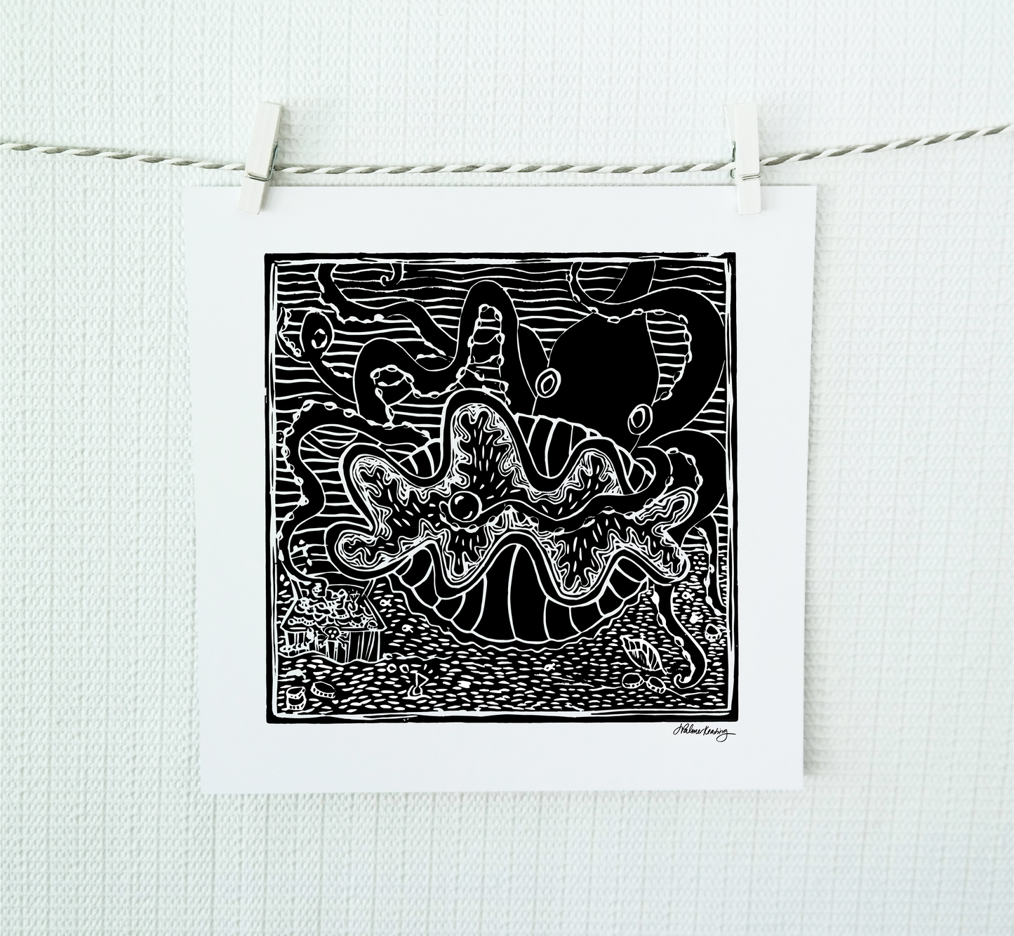 Octopuses Garden Art Print