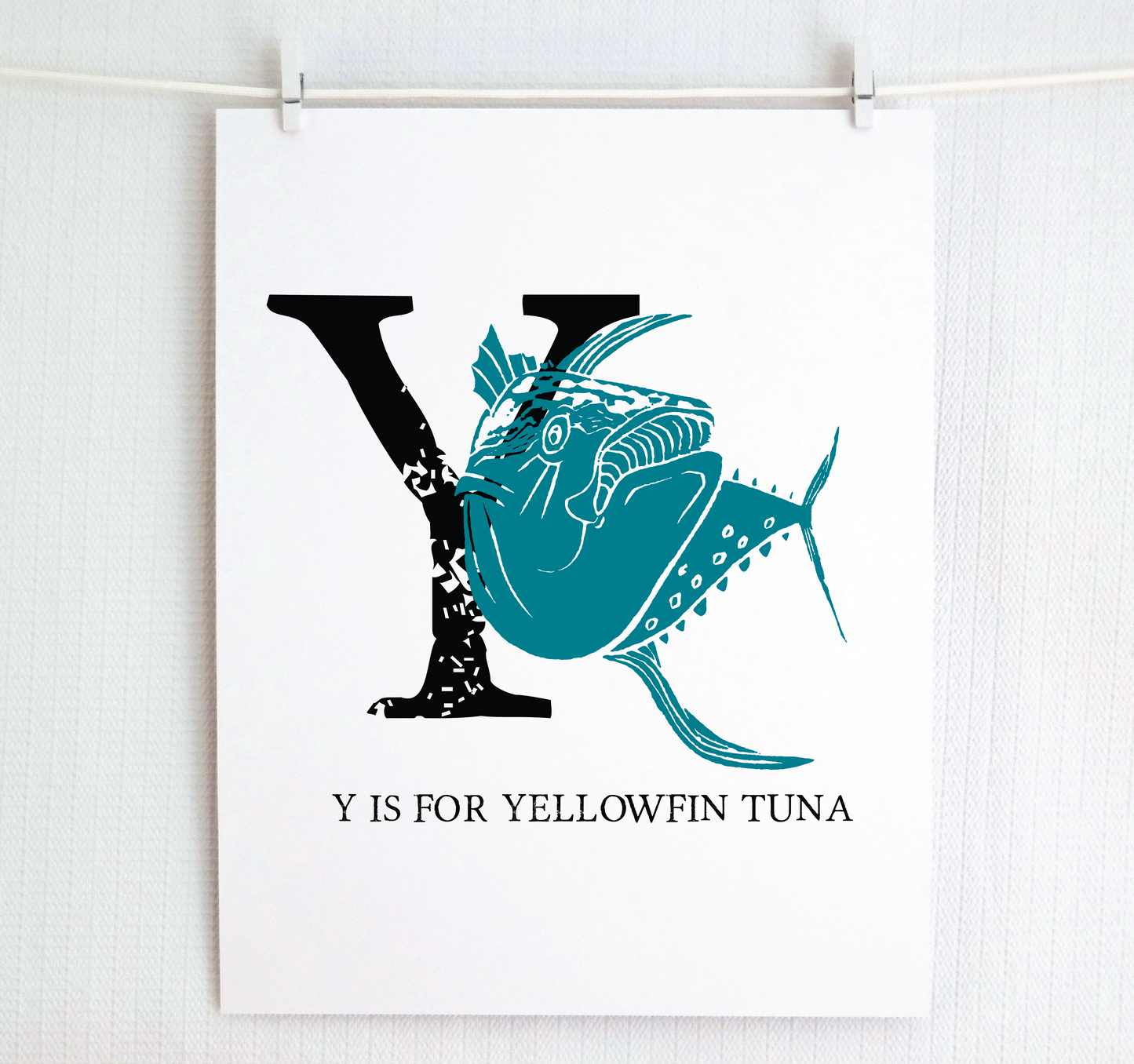 Y is for Yellowfin Tuna