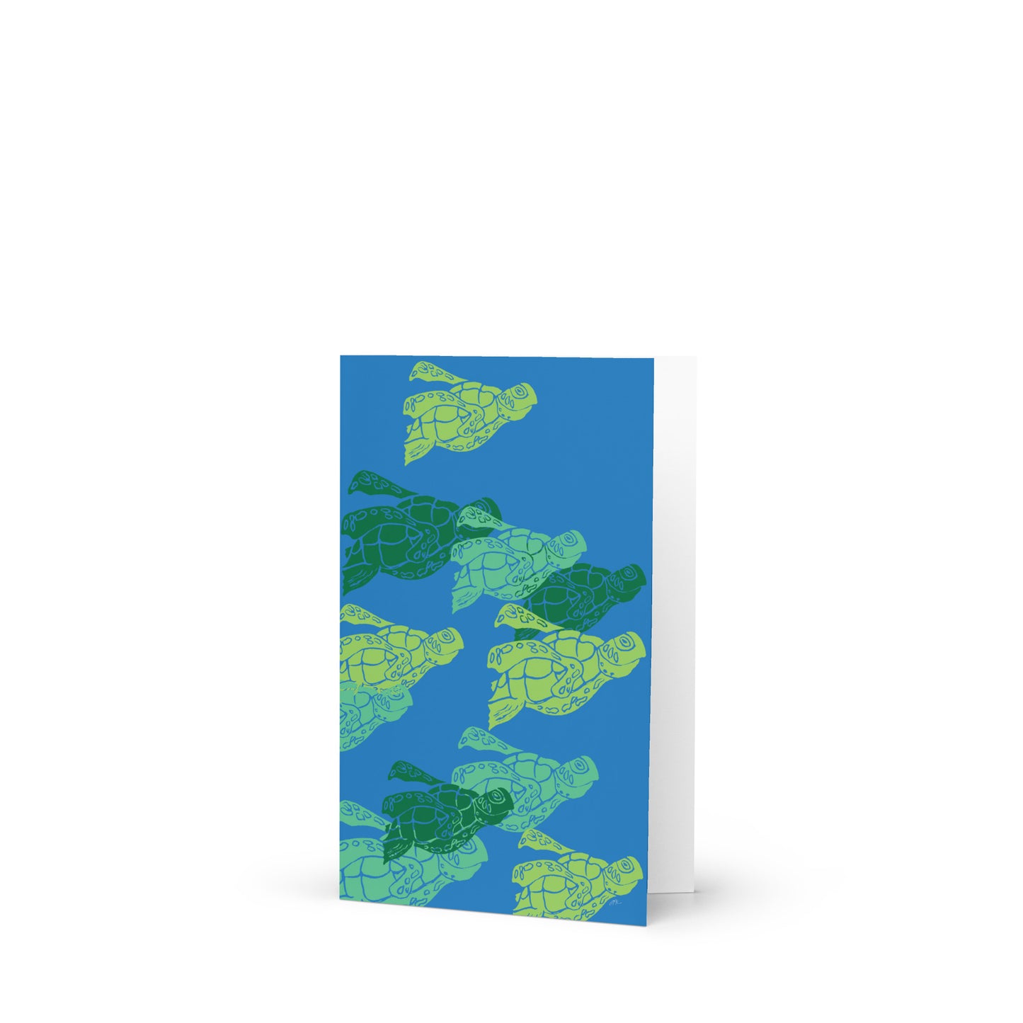 Turtles On The Go Greeting Card