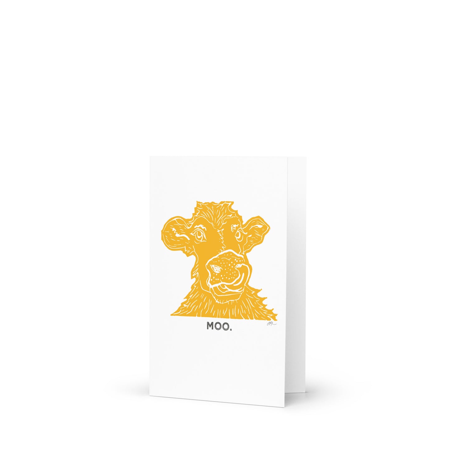 "Moo" Cow Greeting Card