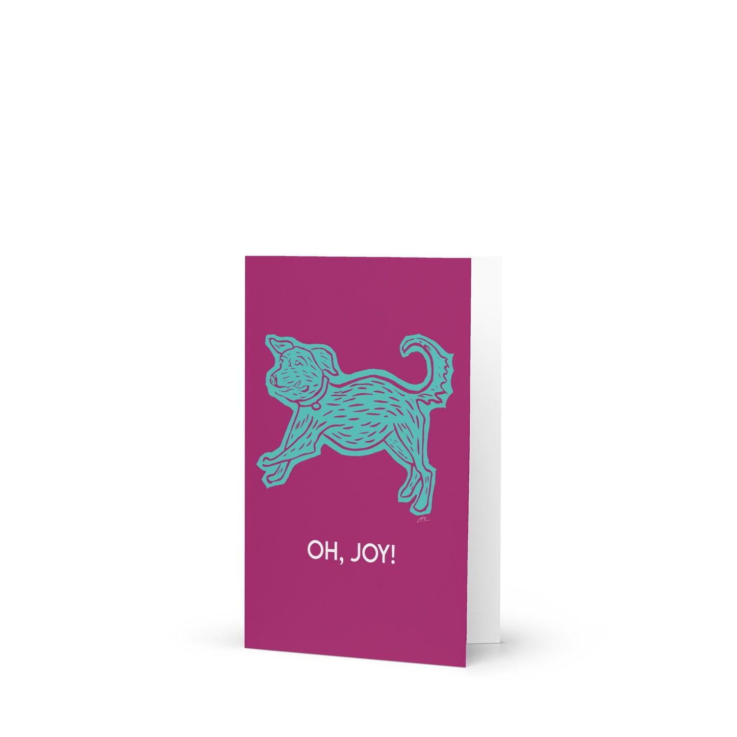 Oh, Joy! Jumping Dog Greeting Card