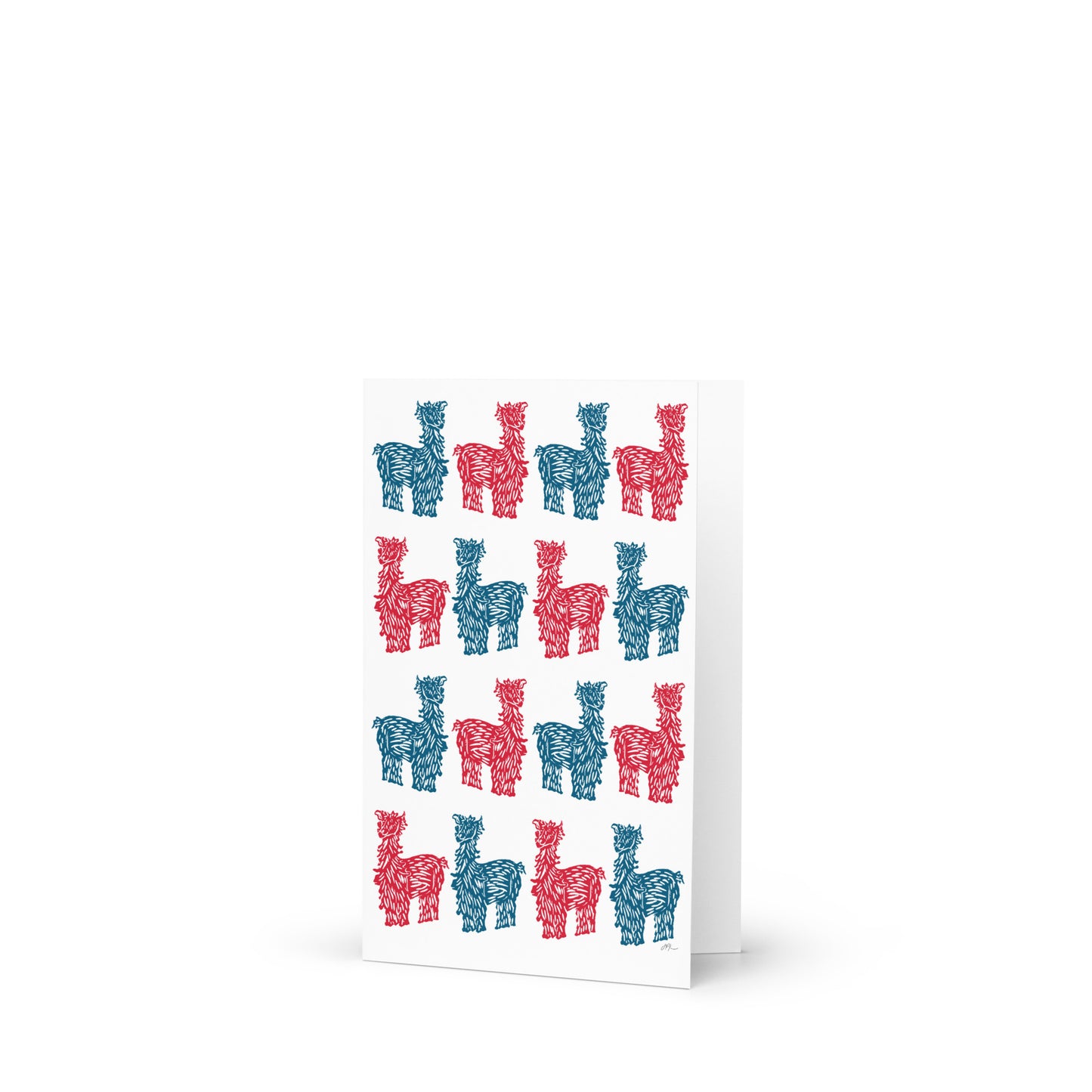 Llama Drama Greeting Card