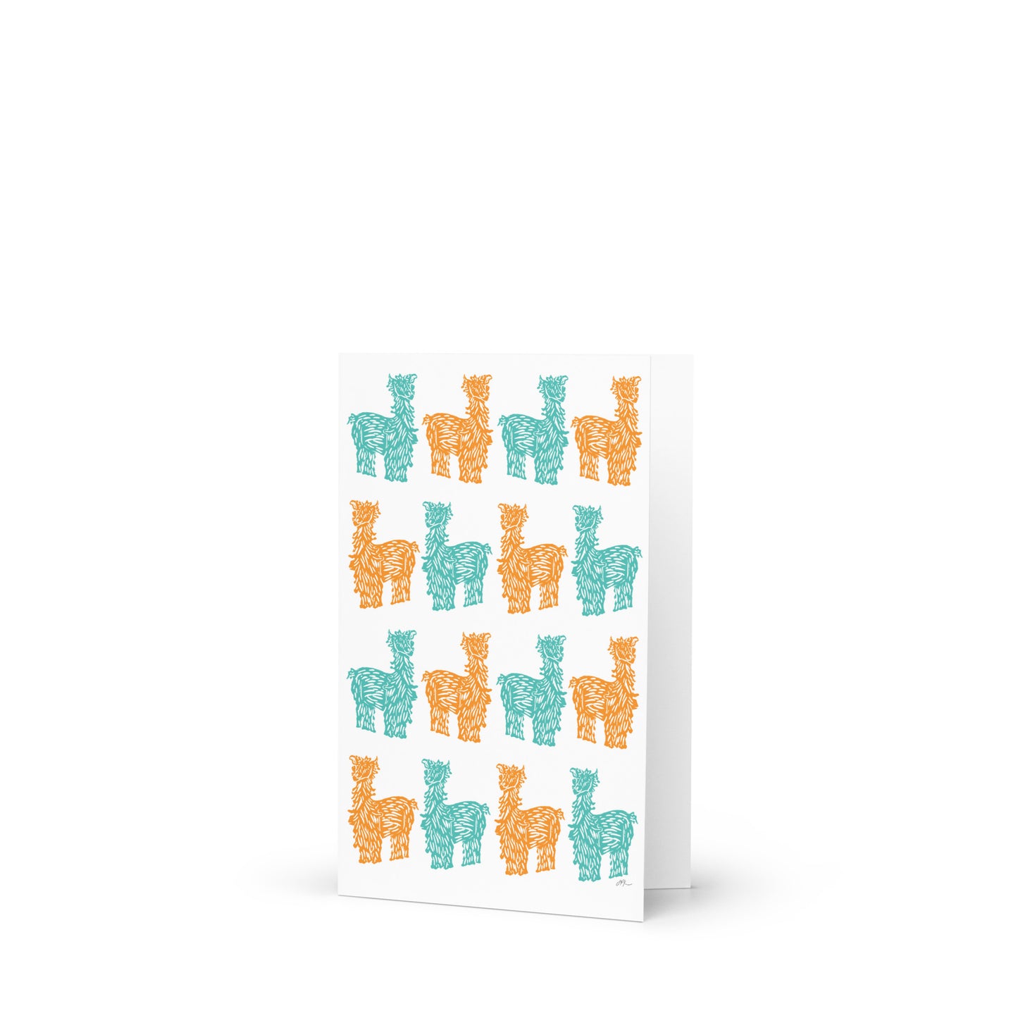Llama Drama Greeting Card