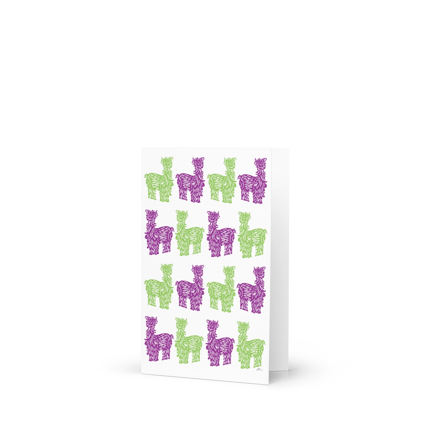 Llama Drama Greeting Card