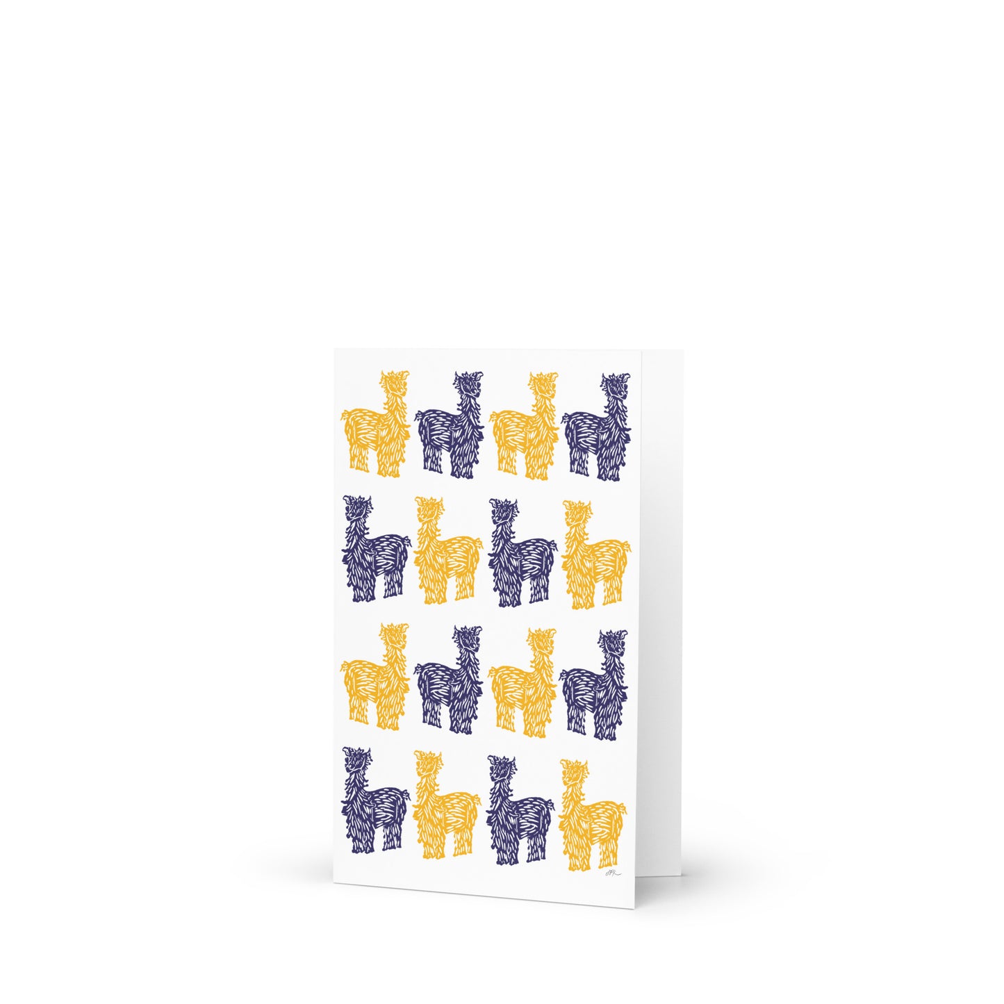 Llama Drama Greeting Card