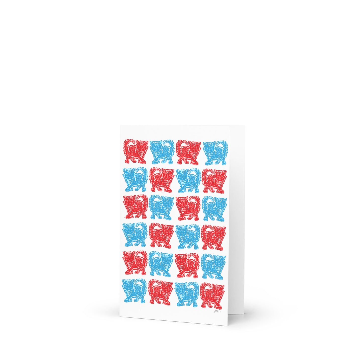 Meow Cats Greeting Card