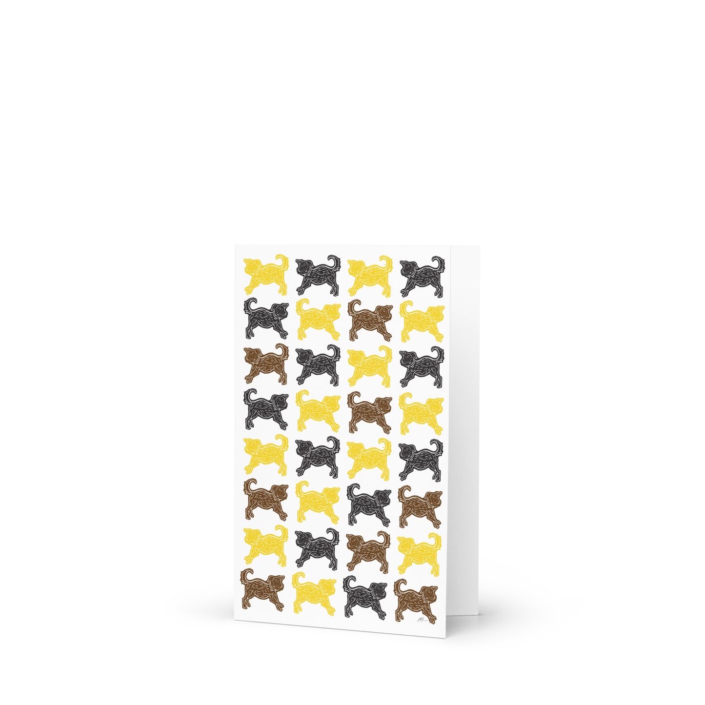 Happy Dogs Greeting Card