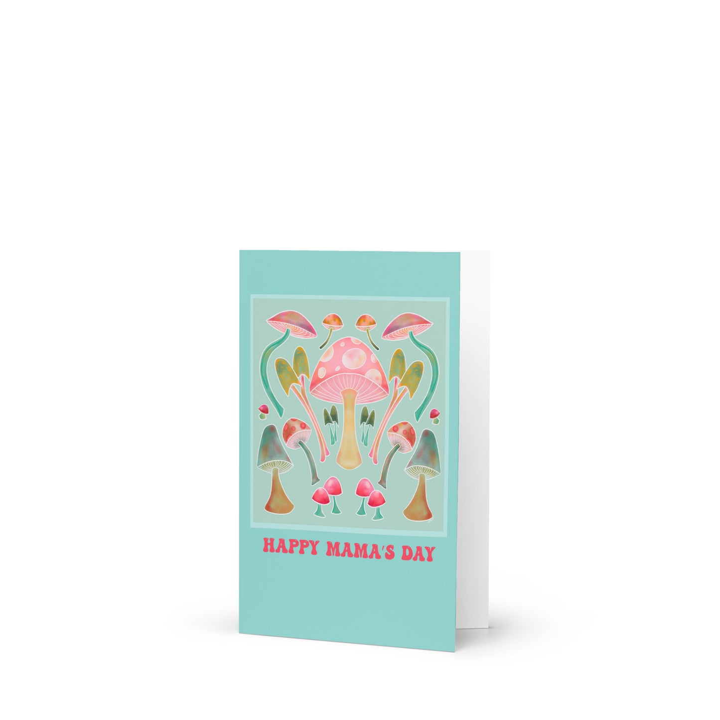 Happy Mama's Day Mushroom Greeting Card