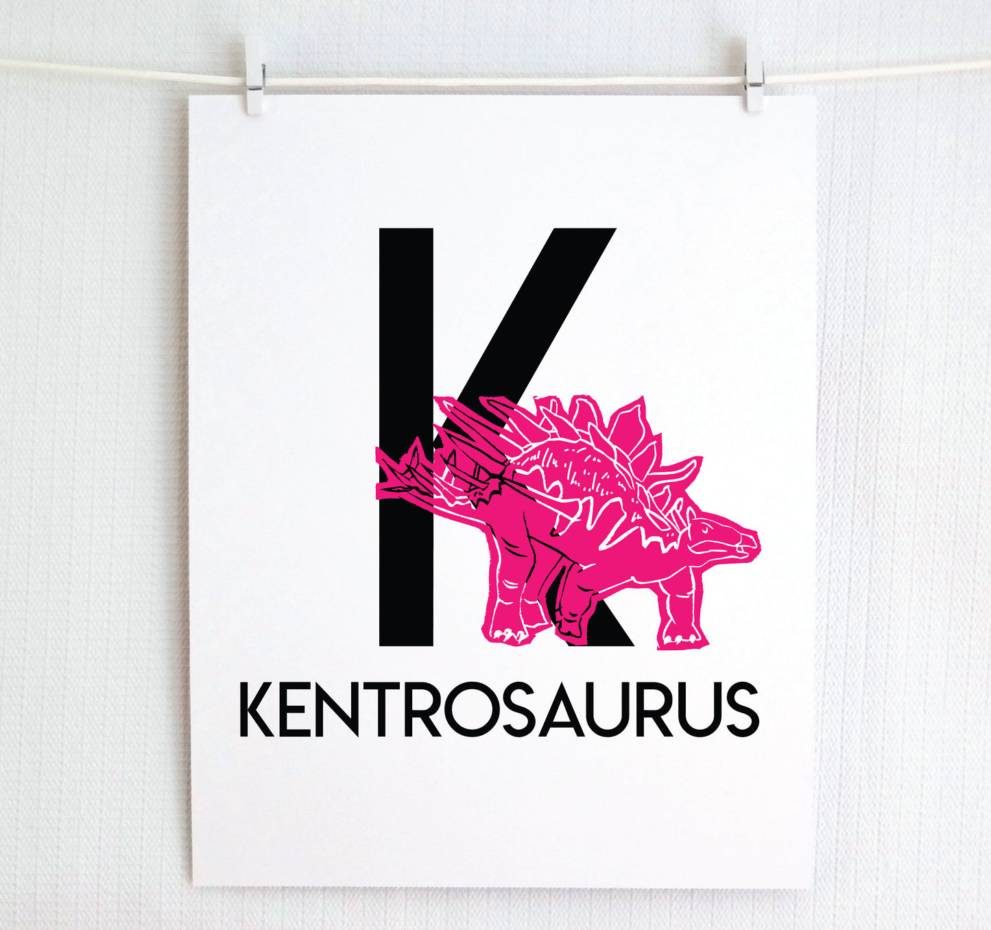 K is for Kentrosaurus
