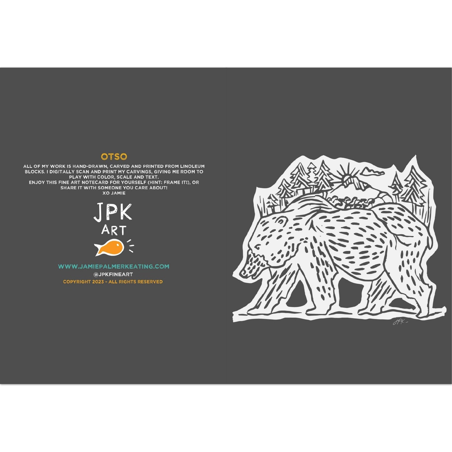 Otso: Pack of 10 Folded Cards (standard envelopes) (US & CA)