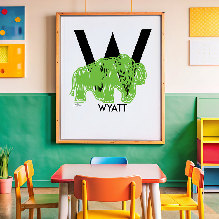 Single Letter Alphabet Prints + Customizable