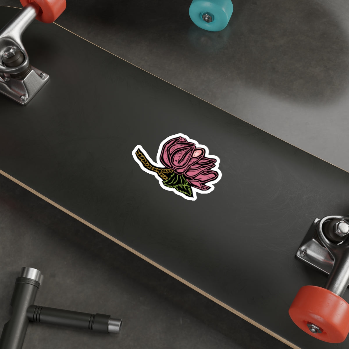 Gorgeous Magnolia Die-Cut Stickers, Floral Decals for Laptops, Water Bottles, Gift for Nature Lovers, Aesthetic Decor