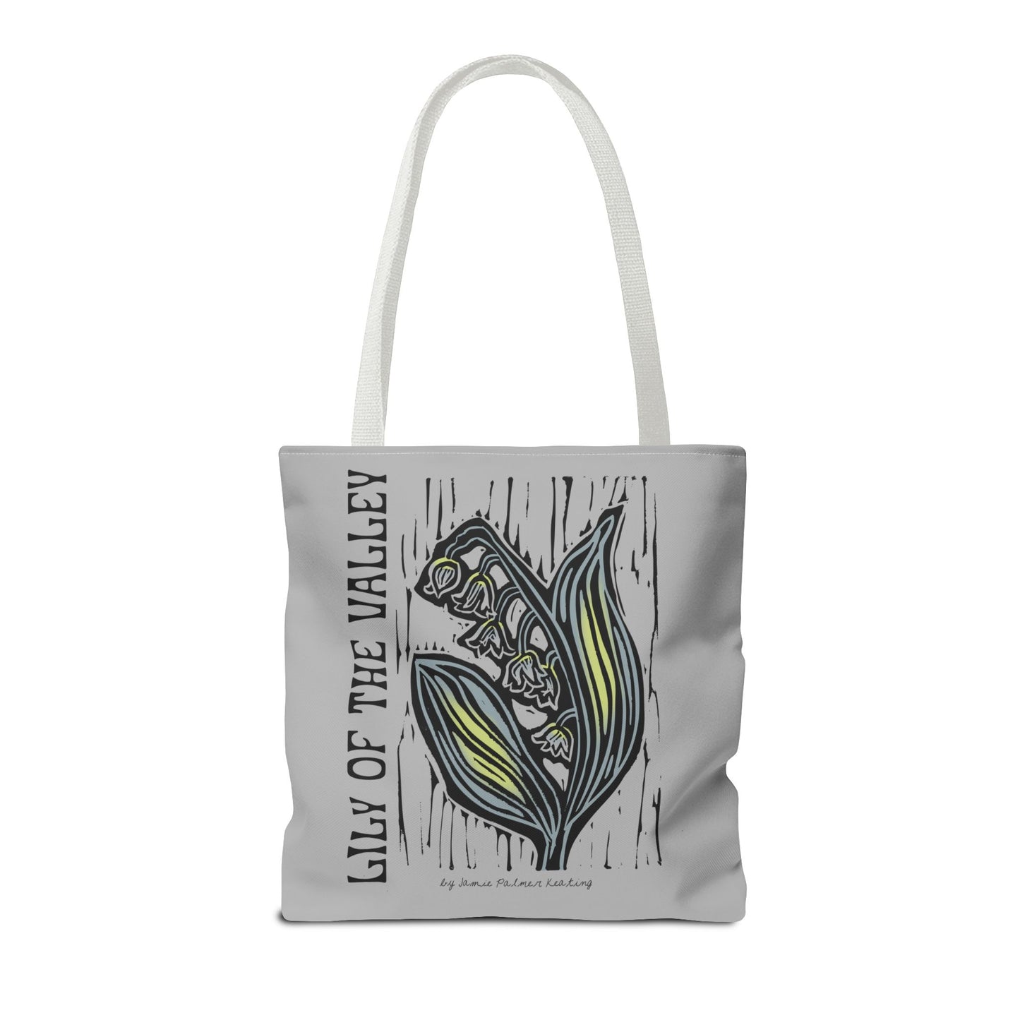 Lily of the Valley Tote Bag | Floral Gift, Eco-Friendly Shopping Bag, Spring Accessory, Nature Lover's Tote, Gardening Bag