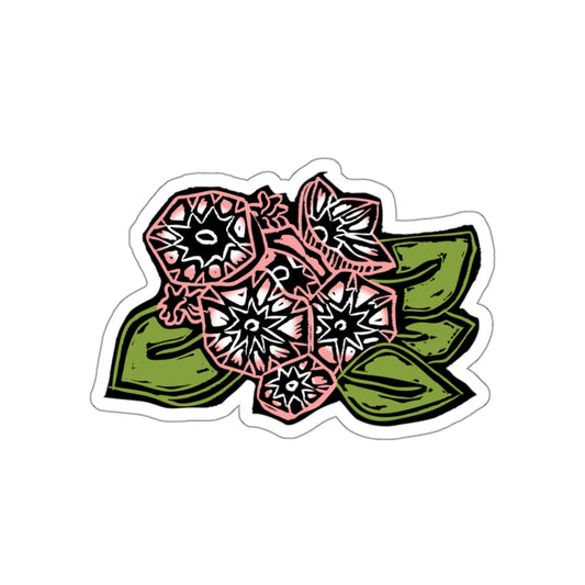 Kalmia Floral Die-Cut Stickers, Botanical Decals, Laptop Stickers, Journal Decor, Gift for Plant Lovers, Nature-Inspired Art