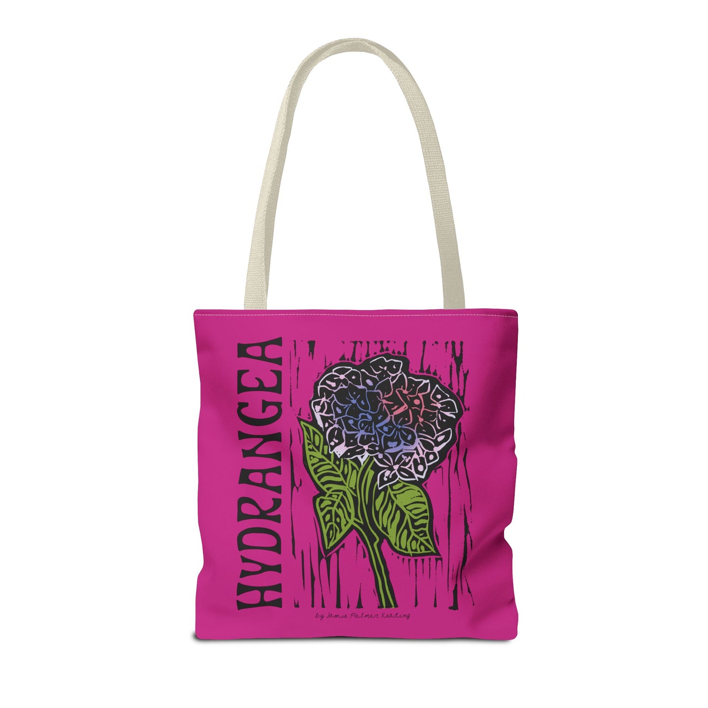 Hydrangea Tote Bag - Floral Design, Perfect for Groceries, Beach, Shopping, Gifts, Eco-Friendly