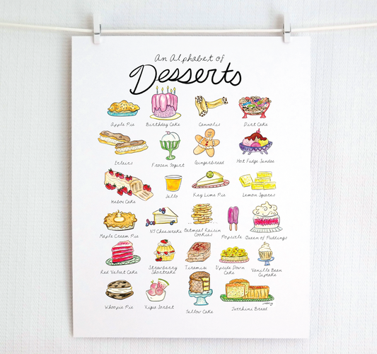 An Alphabet of Desserts