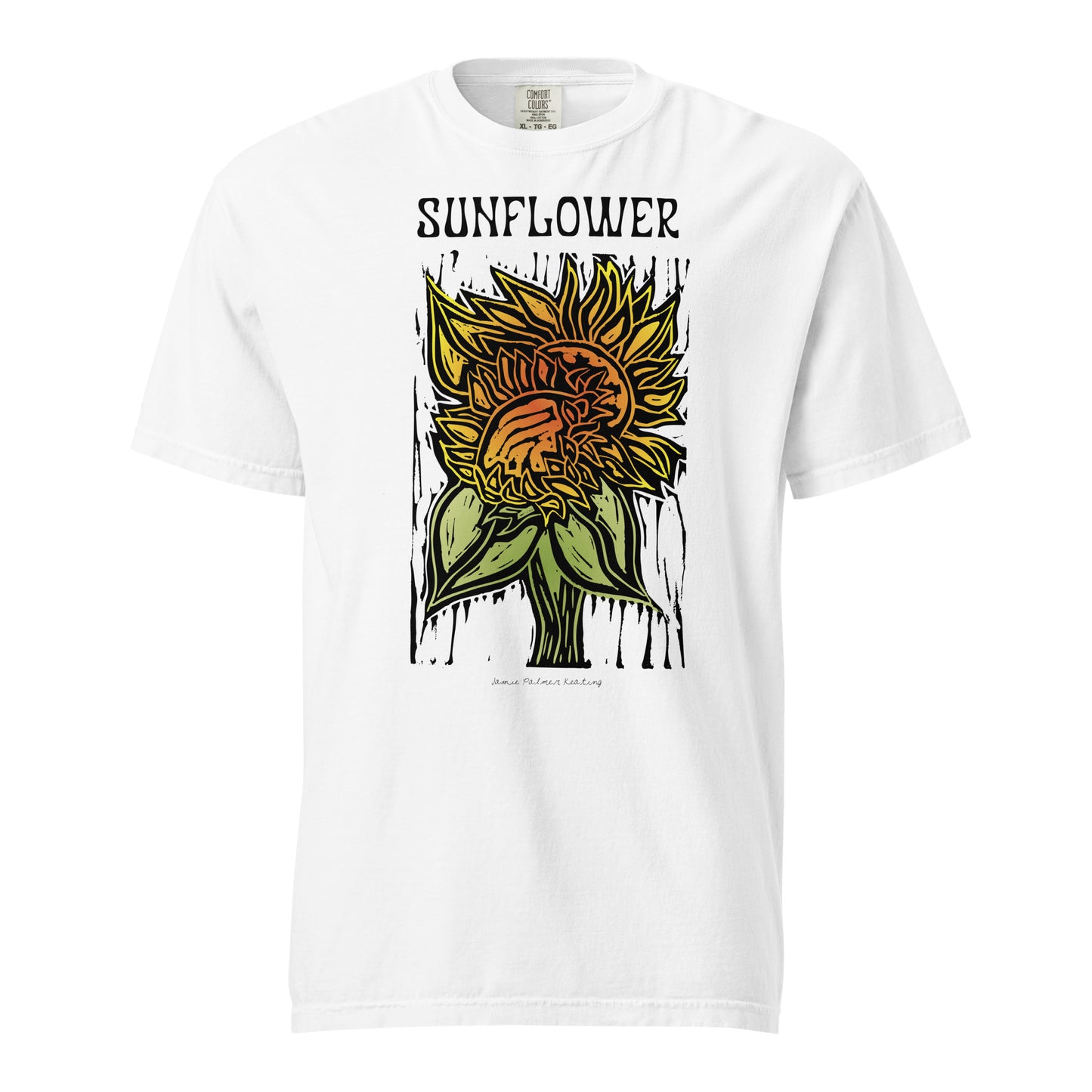 SUNFLOWER: Unisex garment-dyed heavyweight t-shirt