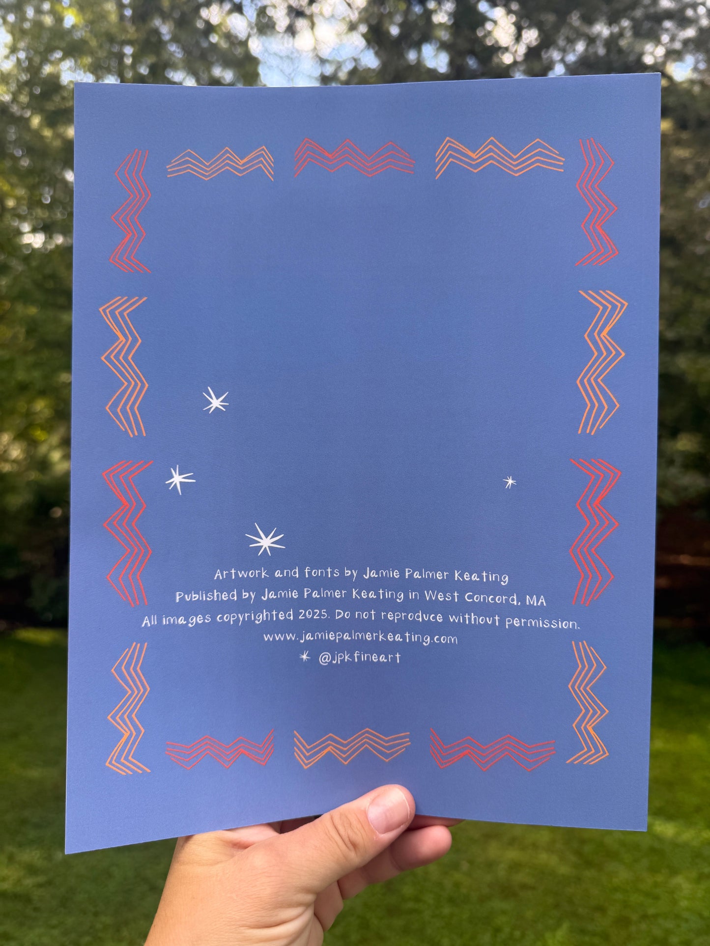 Back of coloring book view.