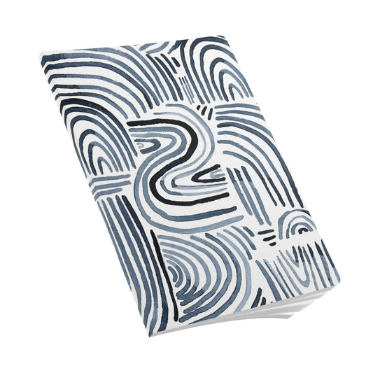 Indigo Ink Waves Softcover Journal (blank pages)