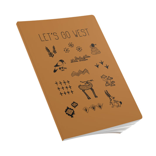 "Let’s Go West" Softcover Journal (blank pages)