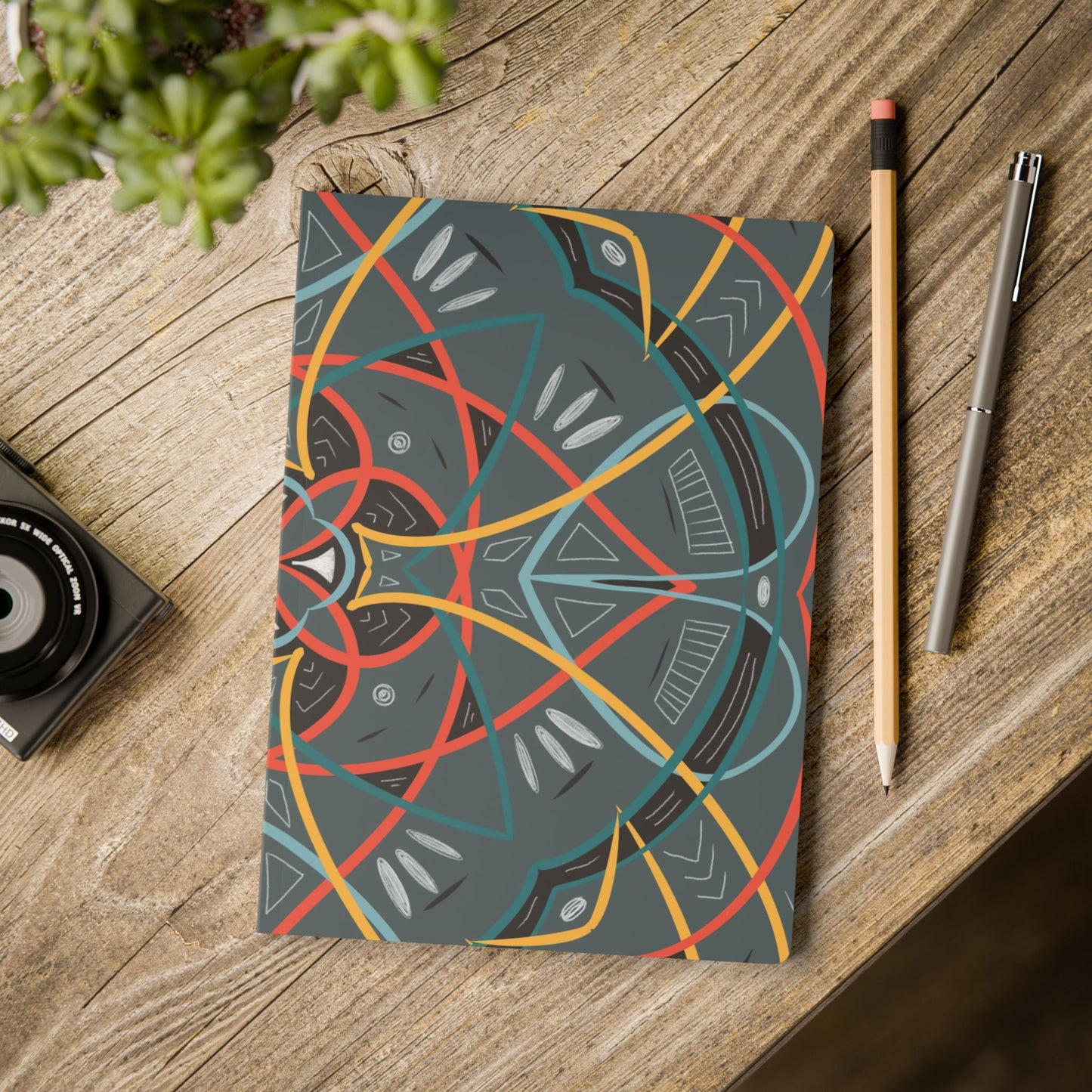 Nordic Mandala Softcover Journal (blank pages)