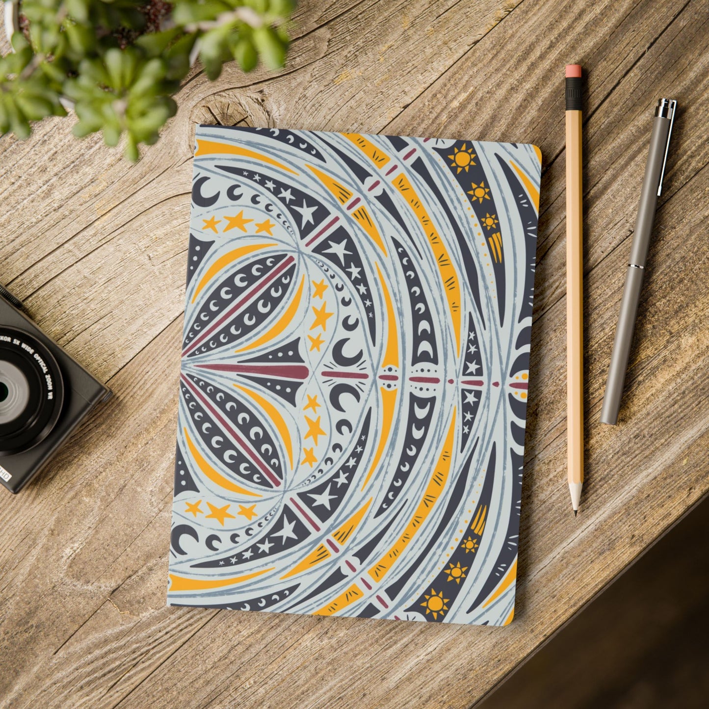 Celestial Mandala Softcover Journal (blank pages)