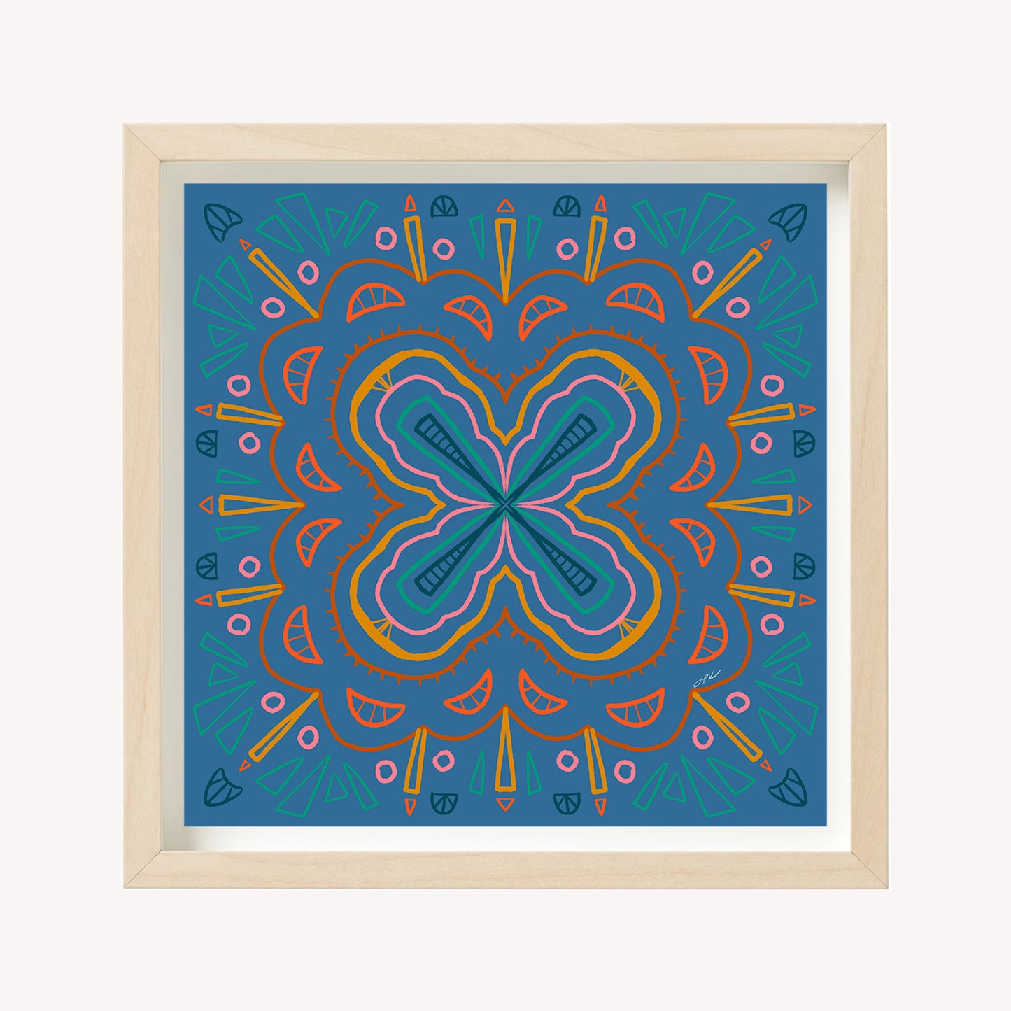 These zen mandalas are illustrated with soothing colors to create calm and balance.

