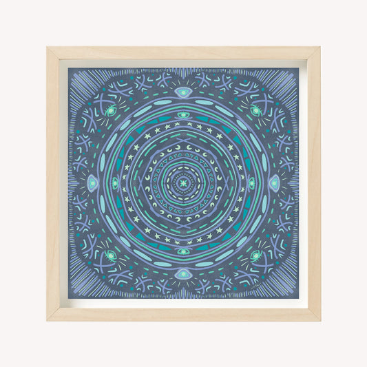 These zen mandalas are illustrated with soothing colors to create calm and balance.

