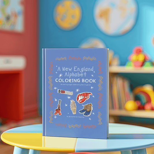 A New England Alphabet Coloring Book