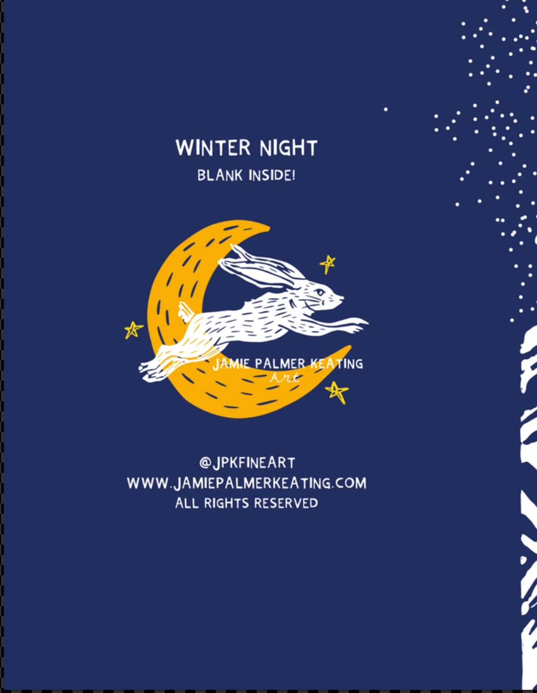 Winter Night (Pack of 10 Greeting Cards)