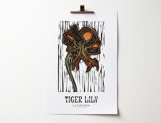 Tiger Lily: Bold Floral Print