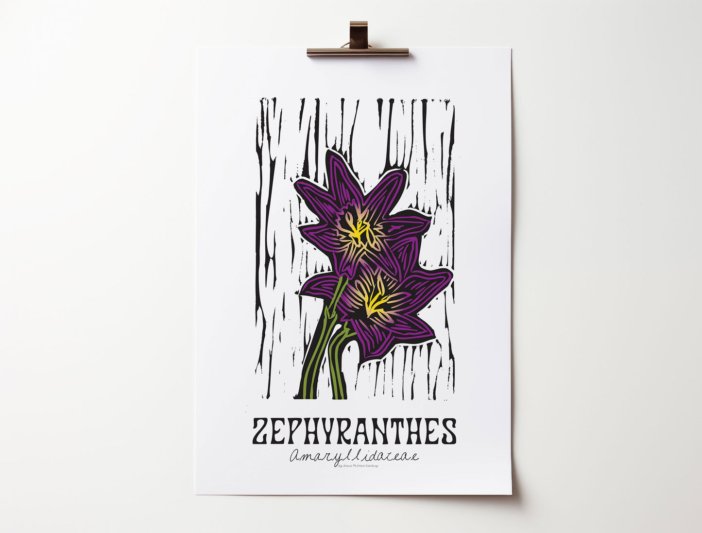Zephyranthes: Bold Floral Print