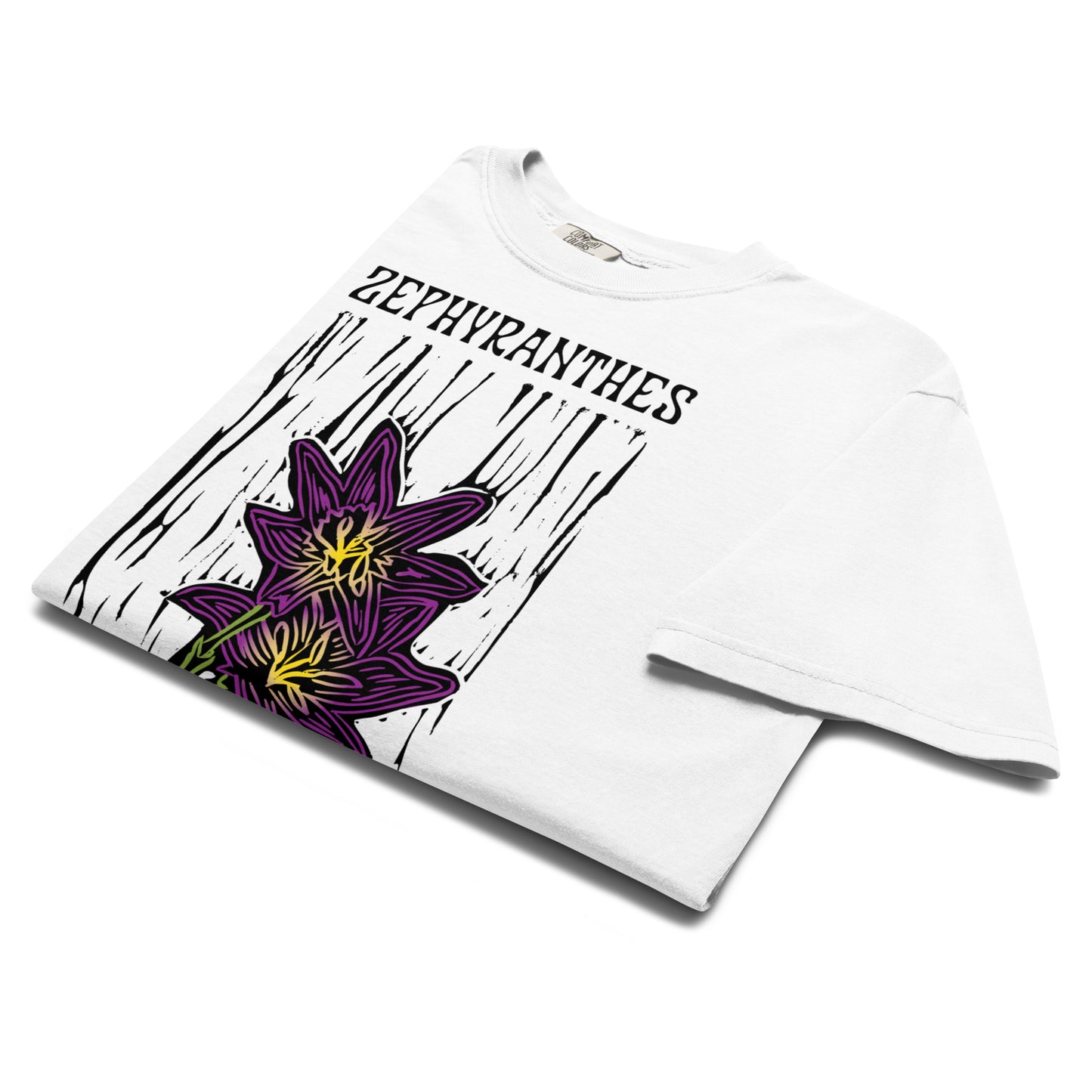 Zephyranthes Flower: Unisex heavyweight t-shirt