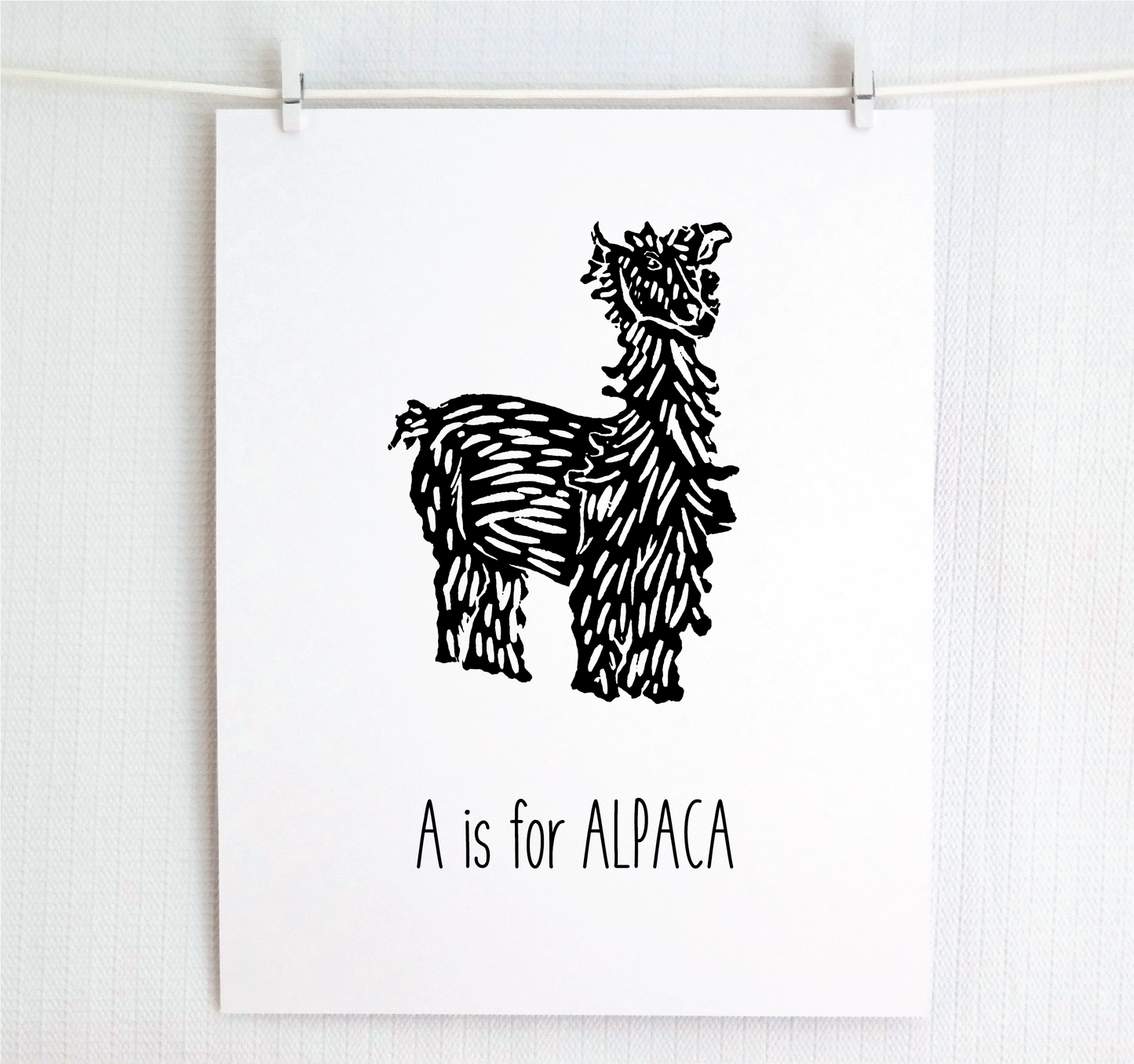 A is for Alpaca